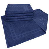 Jogo com 5 toalhas de piso com Antiderrapante