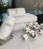 Jogo de Toalha Wave 5 Peças Gramatura 500g/m² Algodão Penteado Extra Macio