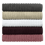 Kit com 5 toalhas de banho gramatura 500 fio penteado 100% Algodão