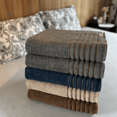 Toalha de banho Gigante - kit com 5 - Gramatura 500g/m² - 100% Algodão Confort Soft - Coleção Essence