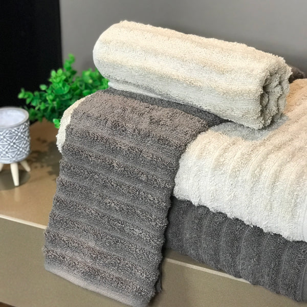 Jogo de Toalha Wave 5 Peças Gramatura 500g/m² Algodão Penteado Extra Macio