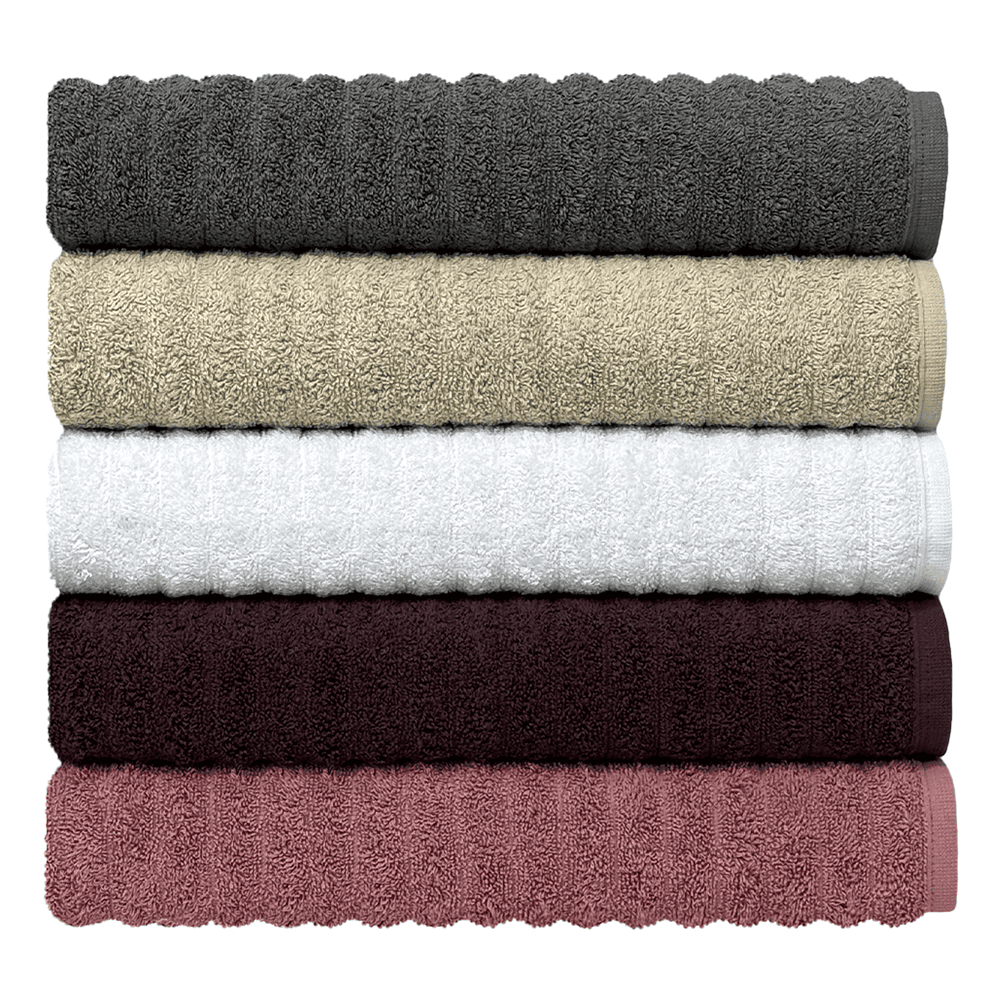 Kit com 5 toalhas de banho gramatura 500 fio penteado 100% Algodão