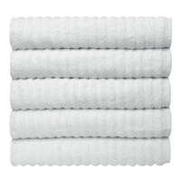 Kit com 5 toalhas de banho gramatura 500 fio penteado 100% Algodão